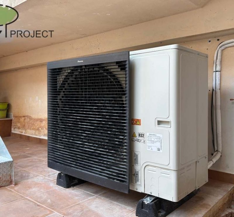 Εγκατάσταση αντλίας θερμότητας Daikin Split