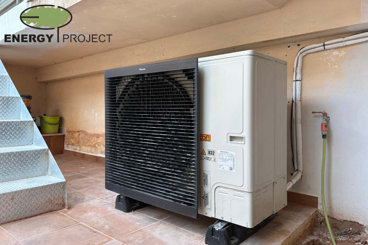 Εγκατάσταση αντλίας θερμότητας Daikin Split
